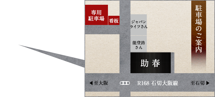 駐車場のご案内