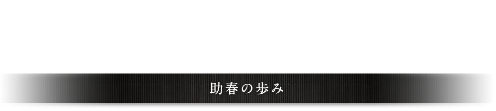 助春の歩み