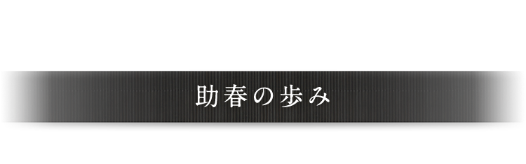 助春の歩み